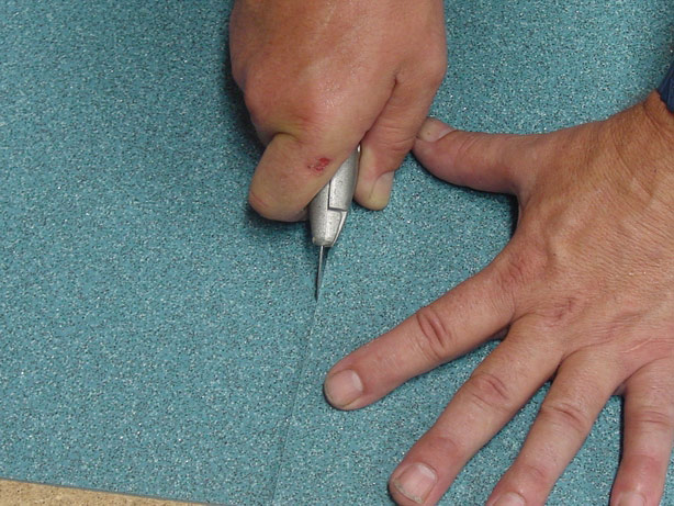 Процес підготовки стиків під зварювання шнурком